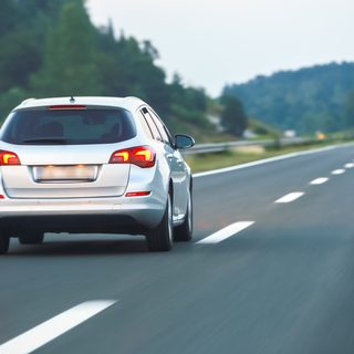 car on road